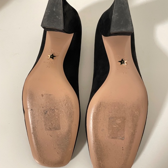 C’est Dior Black Suede Pumps Heels - Picture 3 of 6